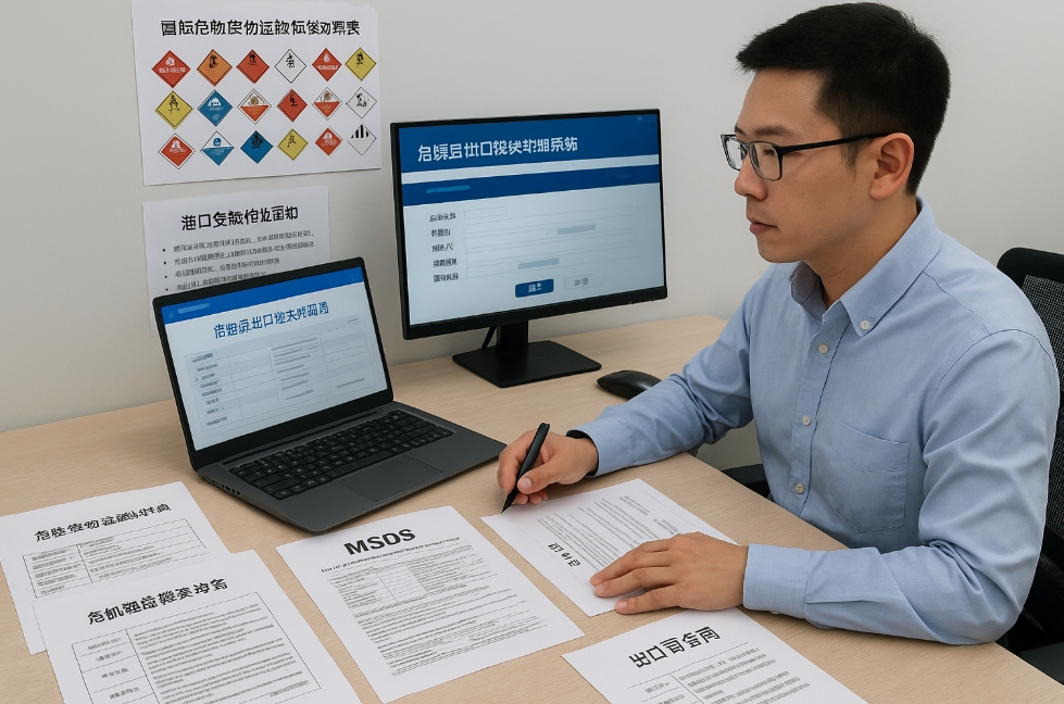 危險(xiǎn)品出口全流程解析:報(bào)關(guān)、材料準(zhǔn)備與安全合規(guī)指南.png 危險(xiǎn)品出口全流程解析:報(bào)關(guān)、材料準(zhǔn)備與安全合規(guī)指南.png